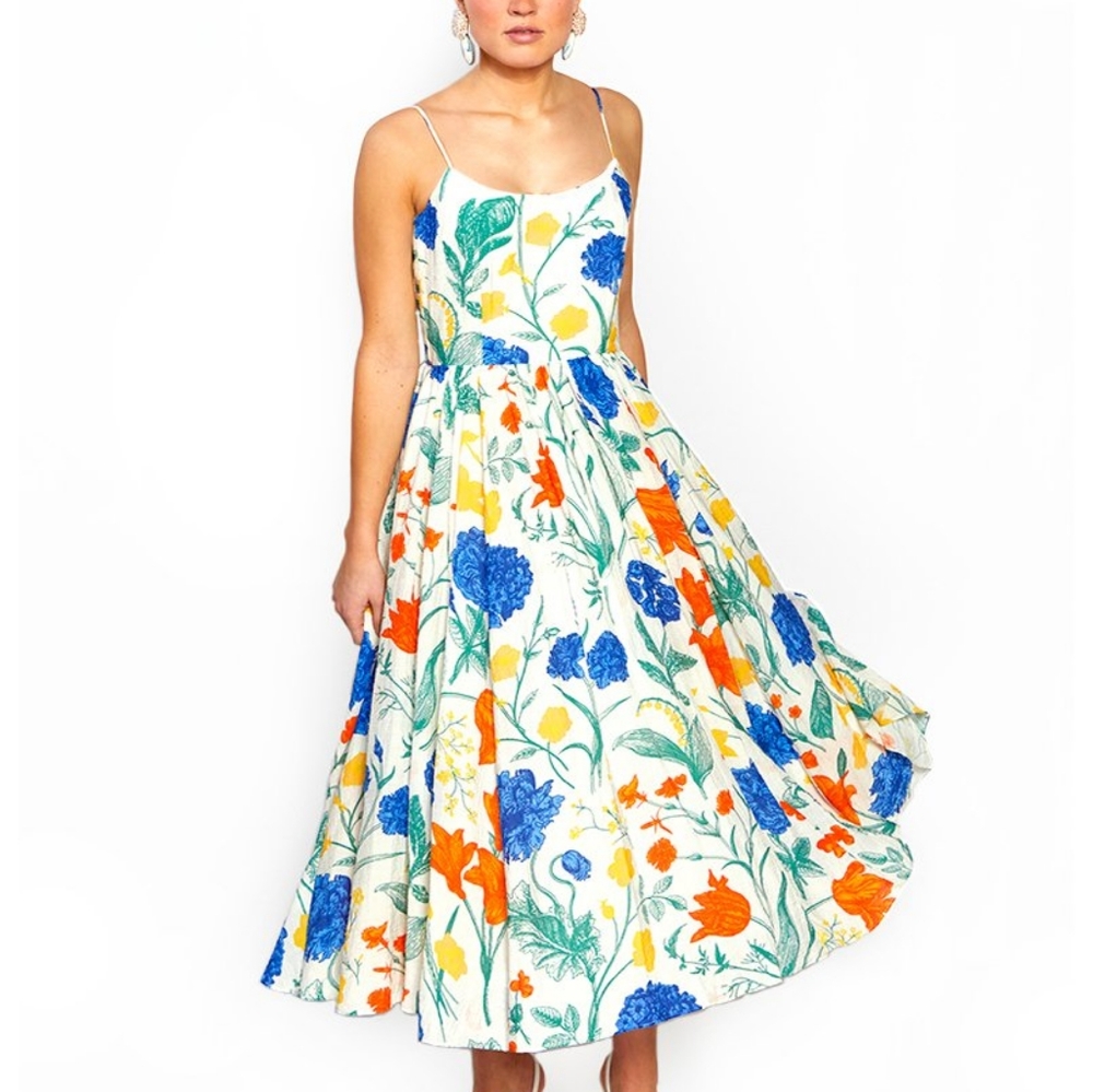 Mestiza Ny Elodie Midi Dress - 12 / Multi Floral